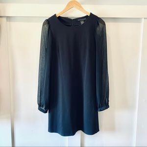Grace Elements sheer sleeve LBD